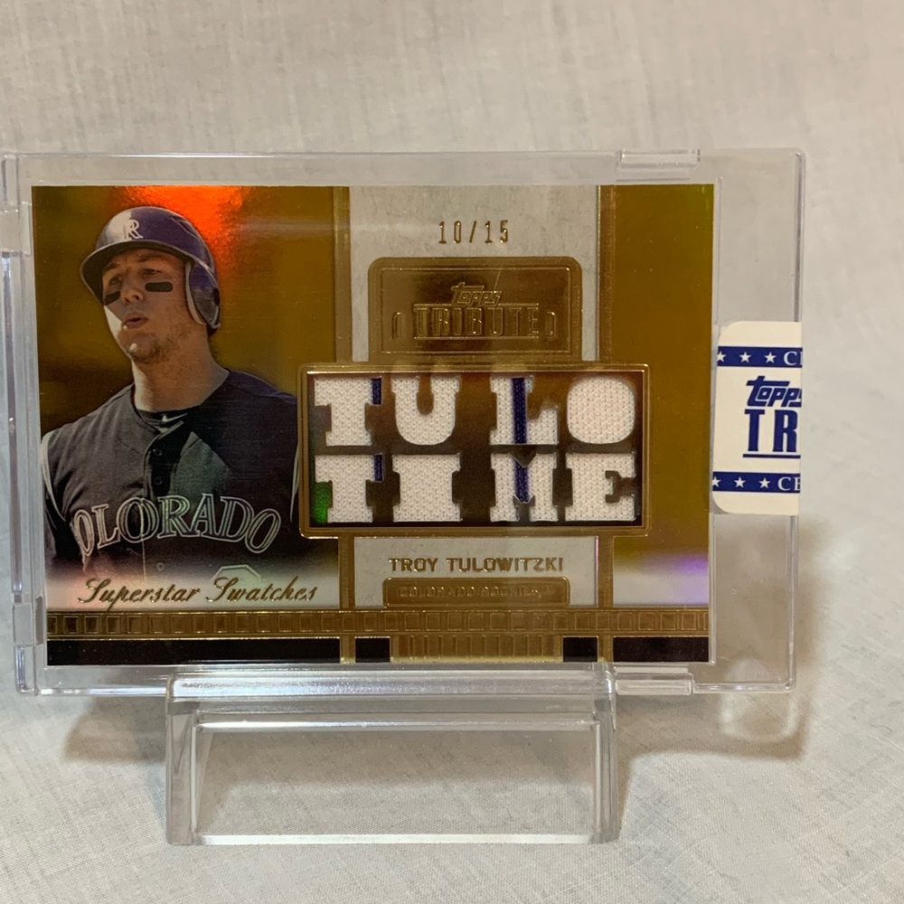 Topps Tribute Troy Tulowitzki Baseball Card